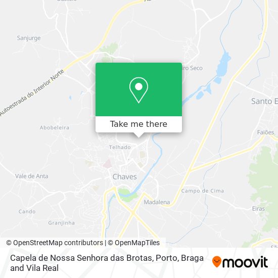 Capela de Nossa Senhora das Brotas map