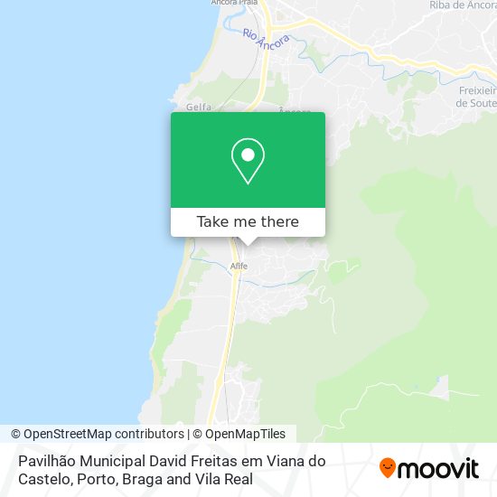 Pavilhão Municipal David Freitas em Viana do Castelo map