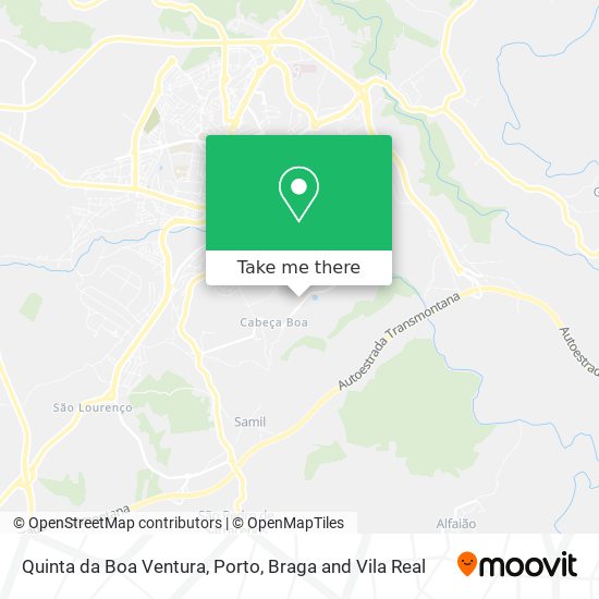Quinta da Boa Ventura mapa