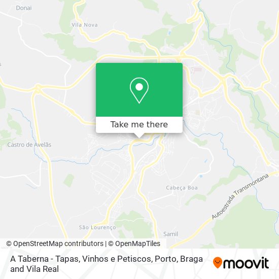 A Taberna - Tapas, Vinhos e Petiscos map