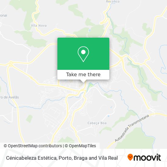 Cénicabeleza Estética mapa