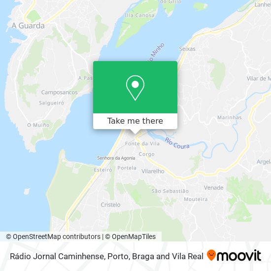 Rádio Jornal Caminhense map