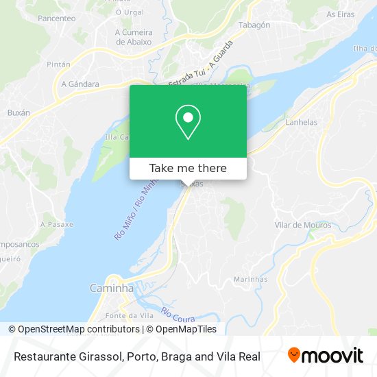 Restaurante Girassol mapa