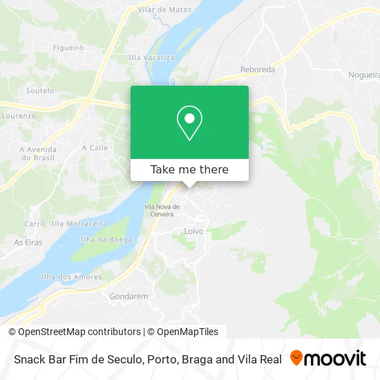 Snack Bar Fim de Seculo map