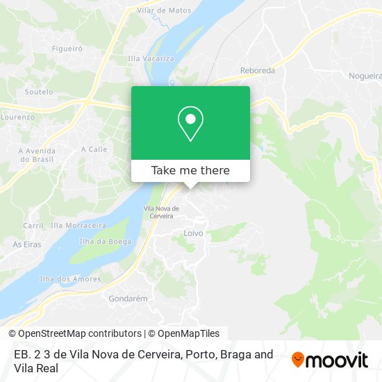 EB. 2 3 de Vila Nova de Cerveira map