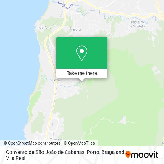 Convento de São João de Cabanas map