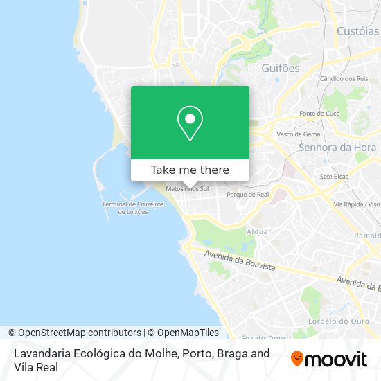 Lavandaria Ecológica do Molhe mapa