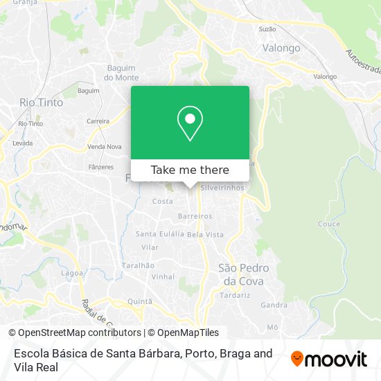 Escola Básica de Santa Bárbara map