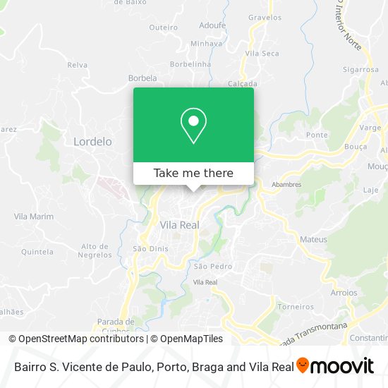 Bairro S. Vicente de Paulo map