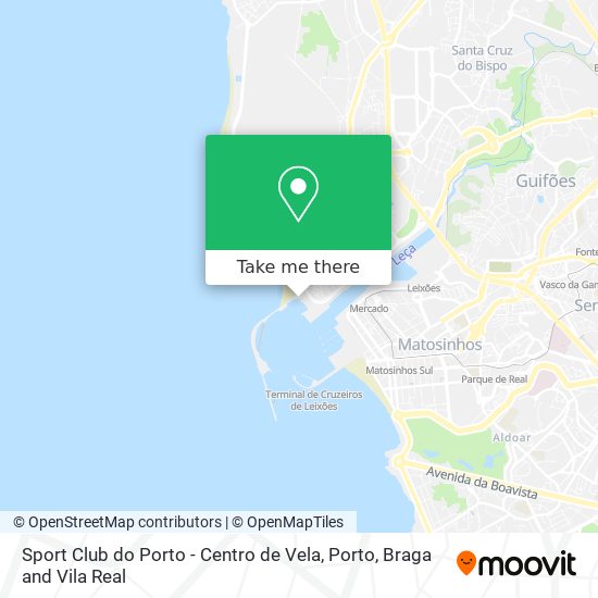 Sport Club do Porto - Centro de Vela map