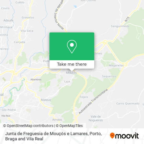 Junta de Freguesia de Mouçós e Lamares map