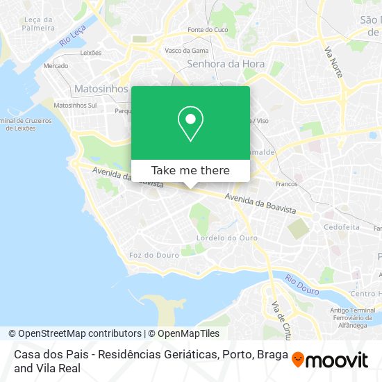 Casa dos Pais - Residências Geriáticas map