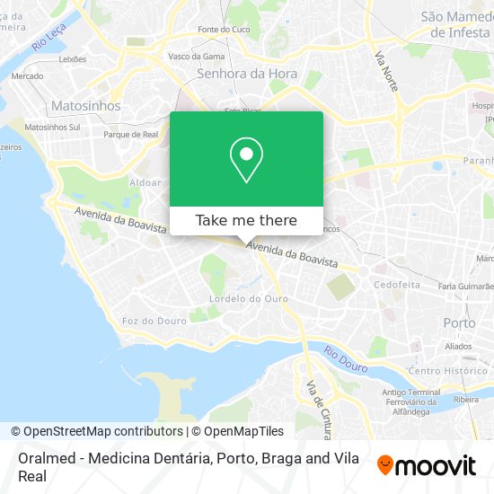 Oralmed - Medicina Dentária map