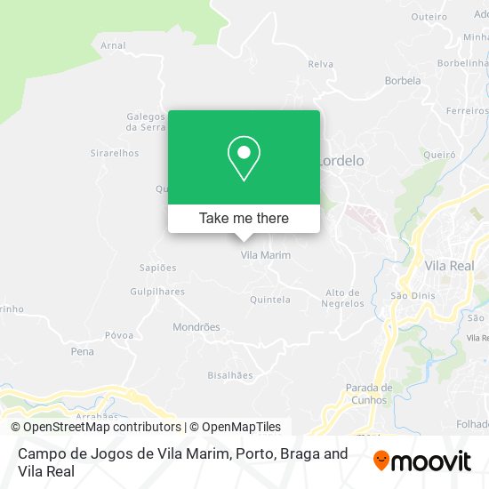 Campo de Jogos de Vila Marim map