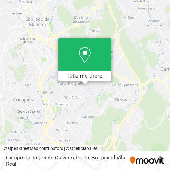 Campo de Jogos do Calvário map