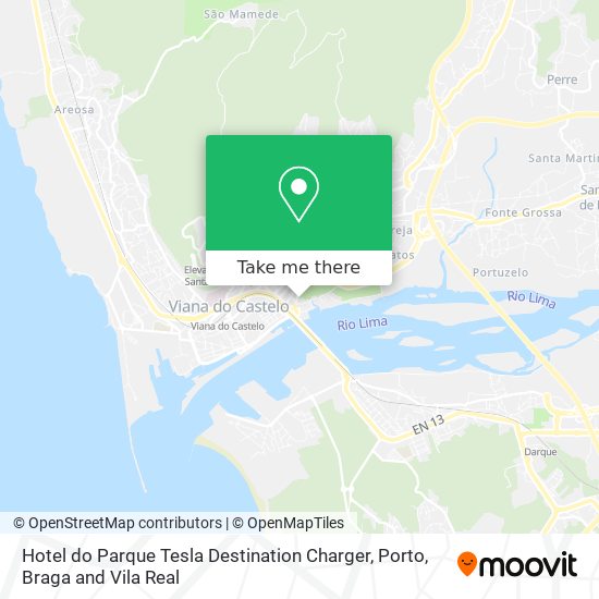 Hotel do Parque Tesla Destination Charger map