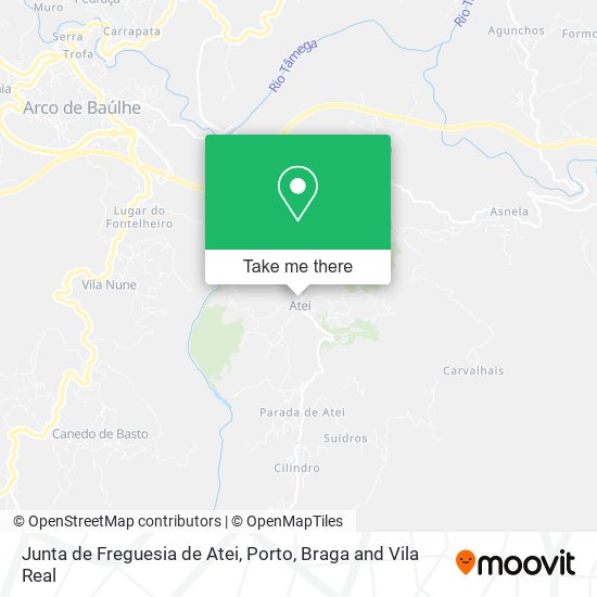 Junta de Freguesia de Atei map