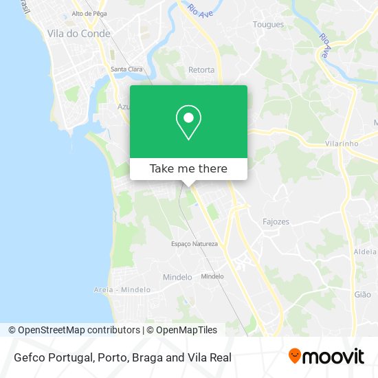 Gefco Portugal map