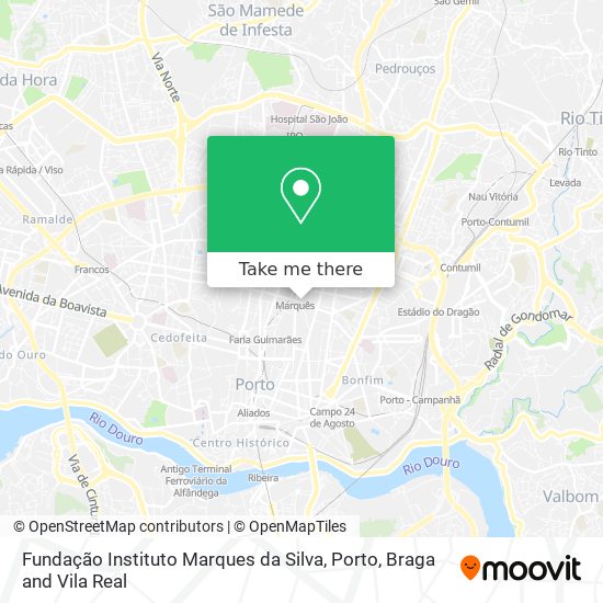 Fundação Instituto Marques da Silva map