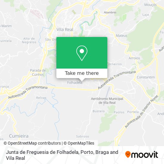 Junta de Freguesia de Folhadela map