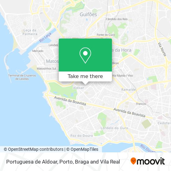 Portuguesa de Aldoar map