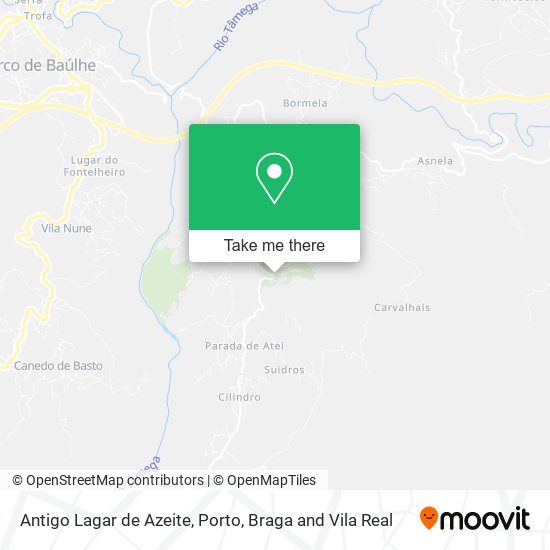 Antigo Lagar de Azeite mapa