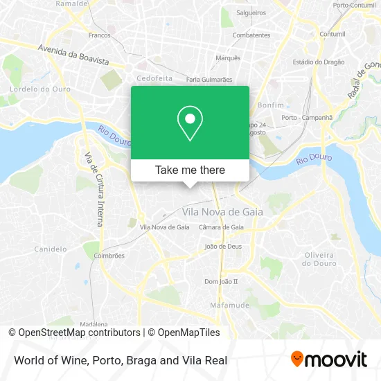 World of Wine map