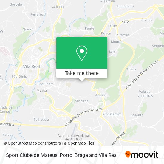 Sport Clube de Mateus map