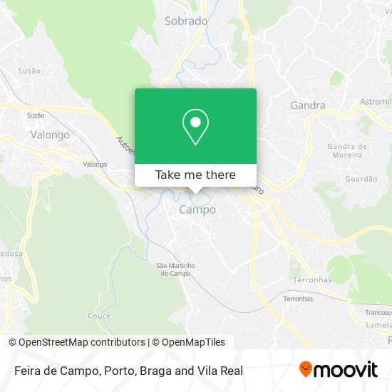 Feira de Campo map