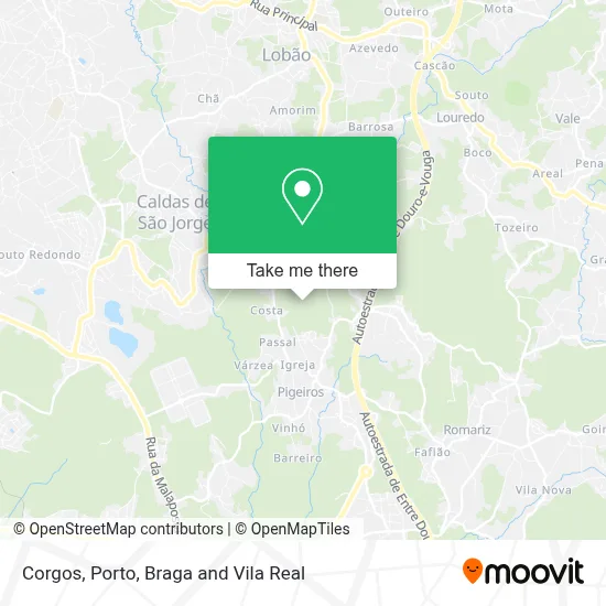 Corgos map