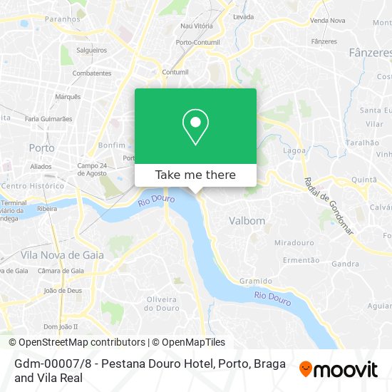 Gdm-00007 / 8 - Pestana Douro Hotel map