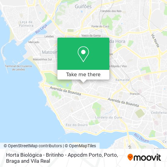 Horta Biológica - Britinho - Appcdm Porto map