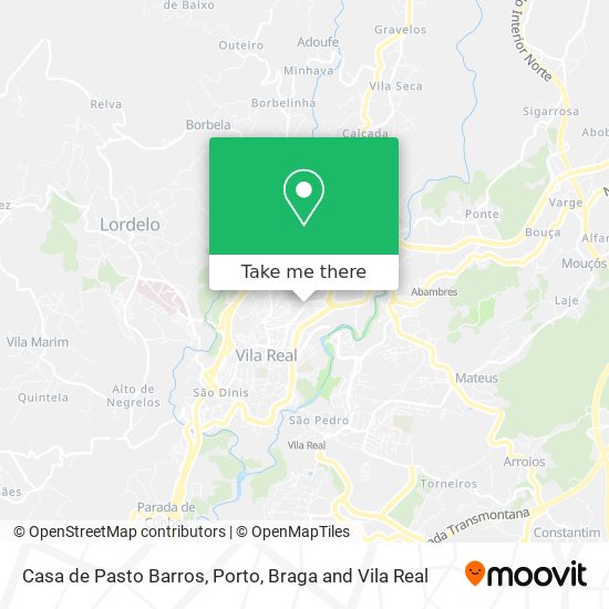 Casa de Pasto Barros mapa