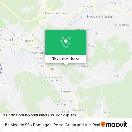 Baloiço de São Domingos map