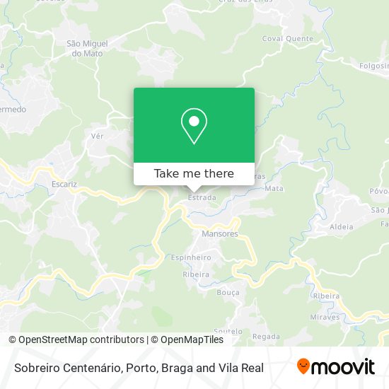 Sobreiro Centenário map