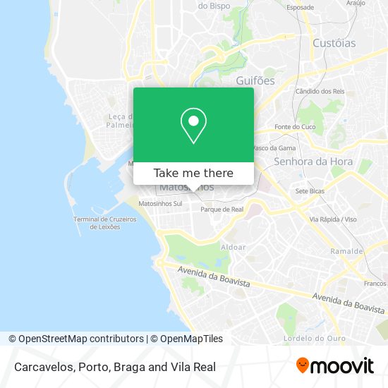 Carcavelos map