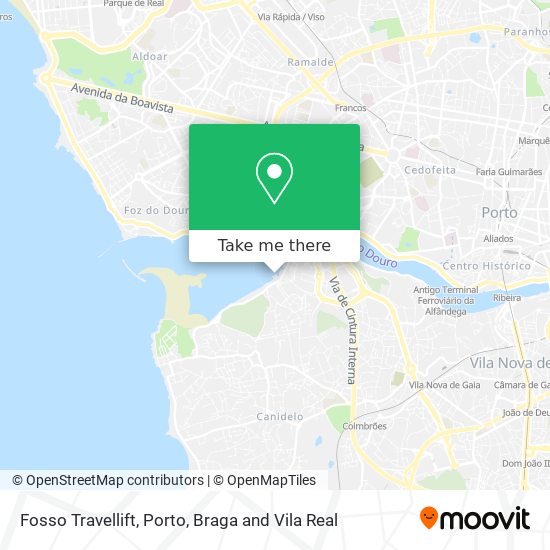 Fosso Travellift map