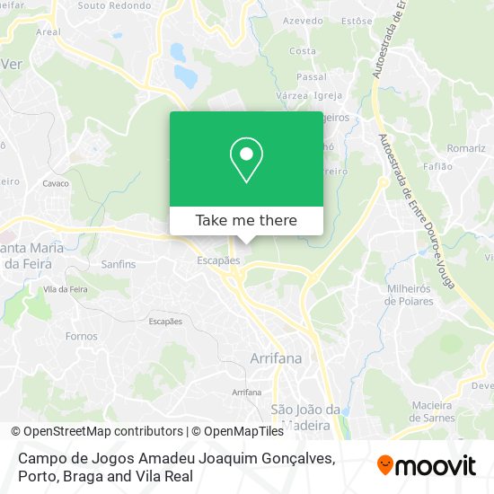 Campo de Jogos Amadeu Joaquim Gonçalves mapa