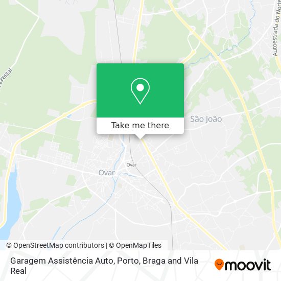 Garagem Assistência Auto mapa