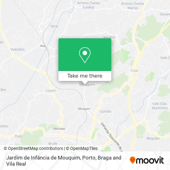 Jardim de Infância de Mouquim map