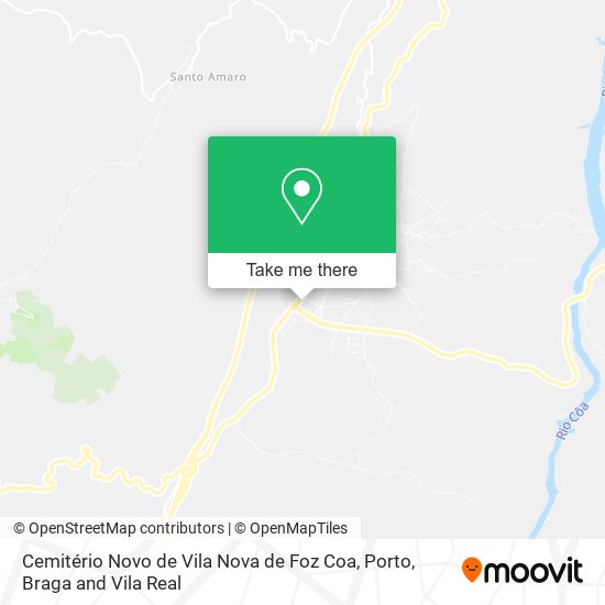 Cemitério Novo de Vila Nova de Foz Coa map
