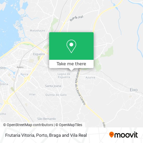 Frutaria Vitoria mapa