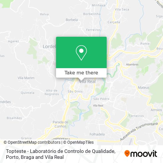 Topteste - Laboratório de Controlo de Qualidade map