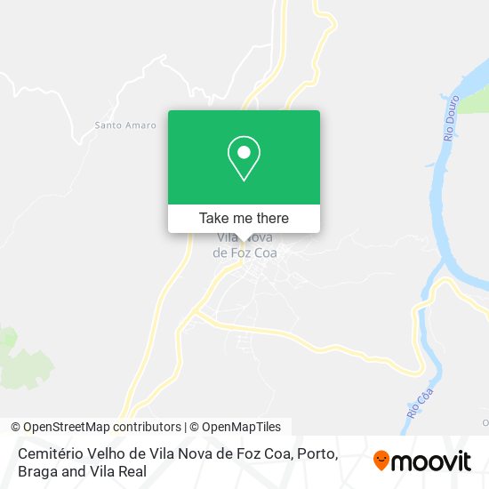 Cemitério Velho de Vila Nova de Foz Coa map