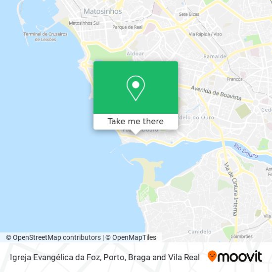 Igreja Evangélica da Foz map