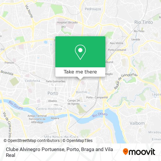 Clube Alvinegro Portuense map