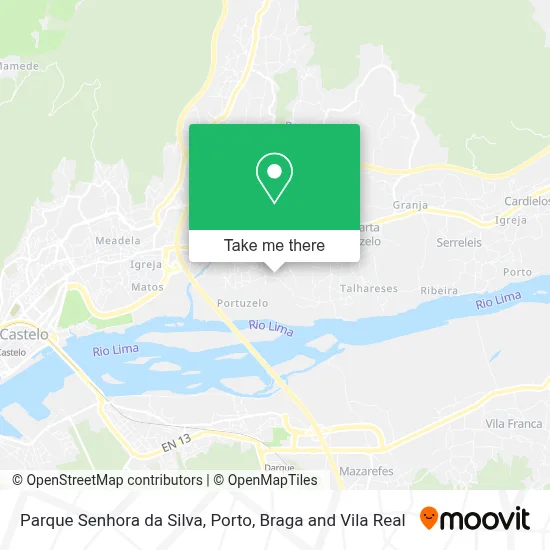 Parque Senhora da Silva map