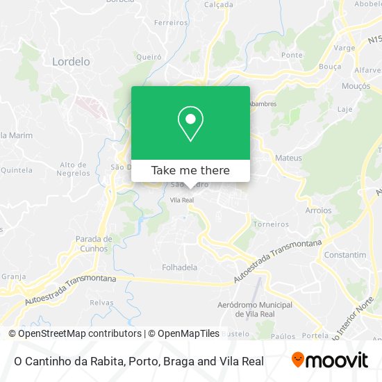 O Cantinho da Rabita map