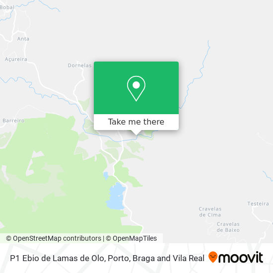 P1 Ebio de Lamas de Olo mapa