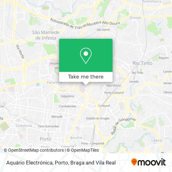 Aquário Electrónica map